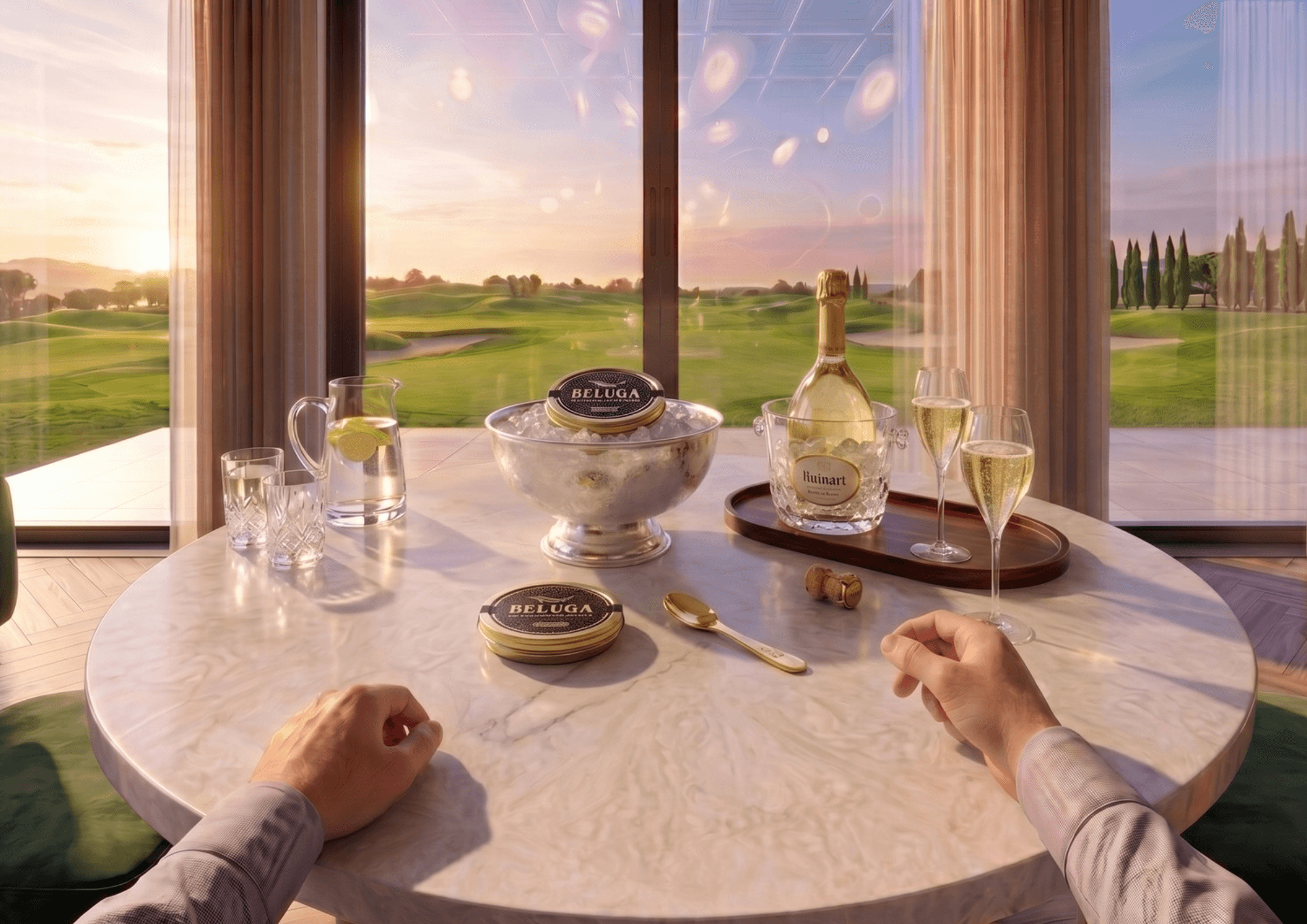 Dîner Caviar <br/> THE 3 1
